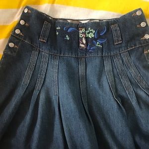 Oilily denim skirt